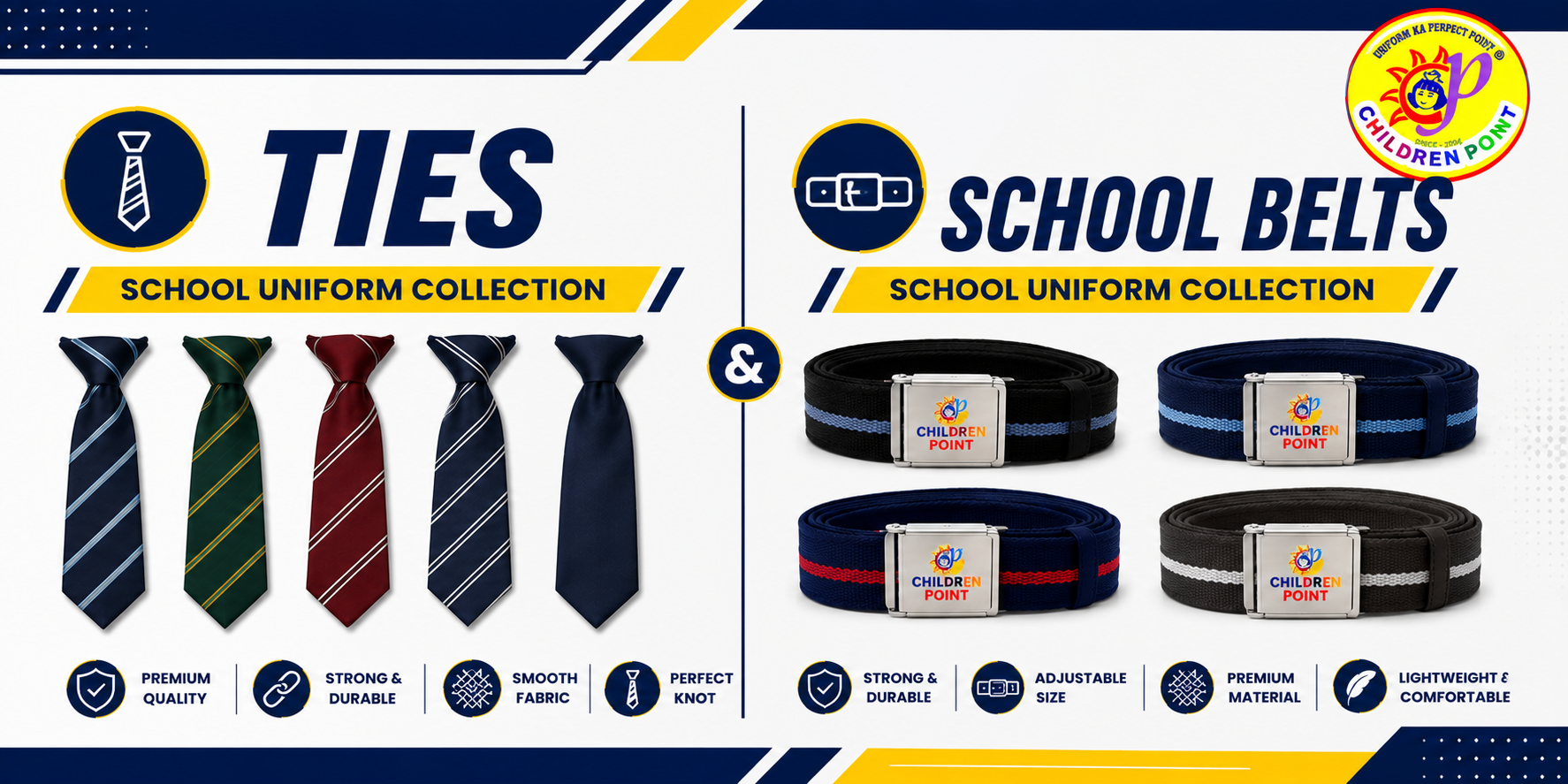 Best School Tie & Belt Manufacturer in India
