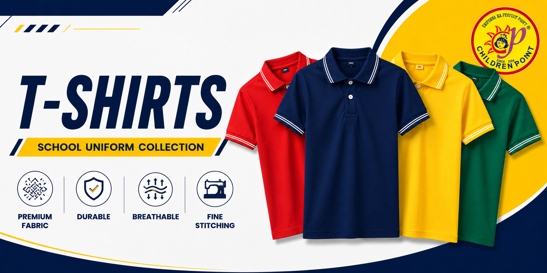 Best Premium School T-Shirts Manufacturer In India